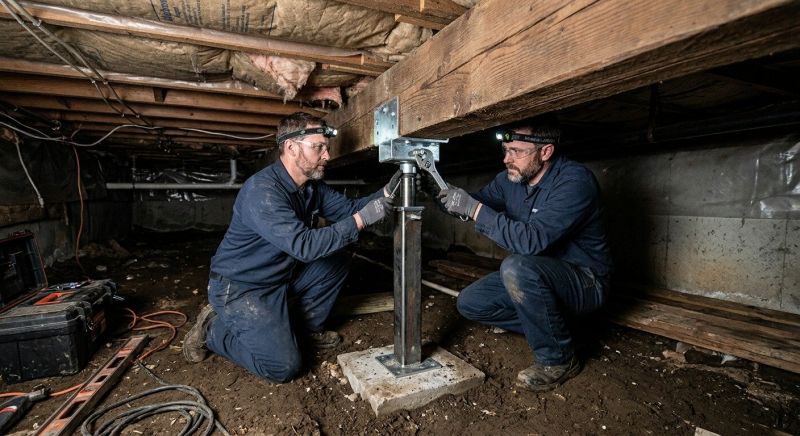 Crawl Space Leveling