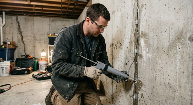 Basement Crack Repair in Tooele, UT