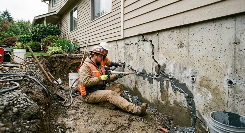 Basement Foundation Repair in South Jordan, UT