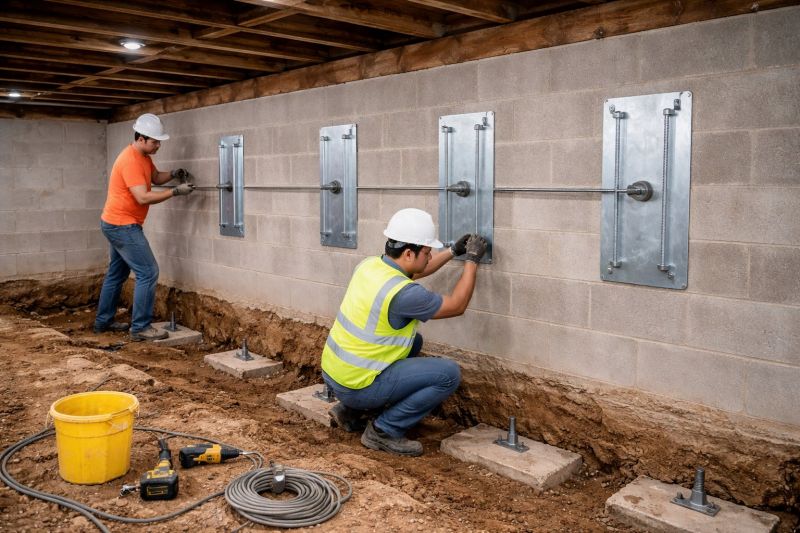 Basement Stabilization in Tooele, UT