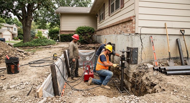 Cracked Foundation Repair in Magna, UT