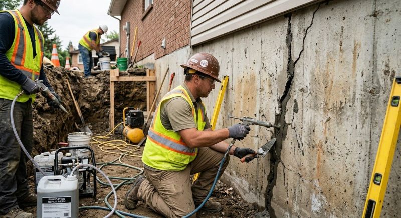 Cracked Foundation Repair in Stockton, UT