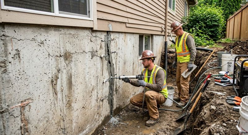 Cracked Foundation Repair in Tooele County, UT