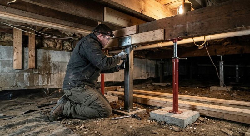 Crawlspace Structural Repair in Tooele, UT