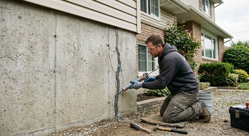 Foundation Crack Sealing in Tooele, UT