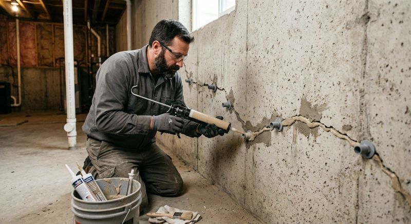 Foundation Crack Sealing in Tooele, UT