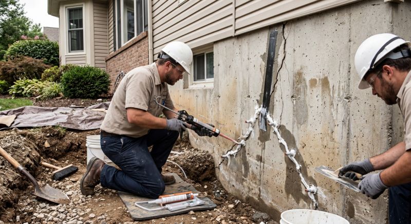 Foundation Cracks Repair in Tooele, UT