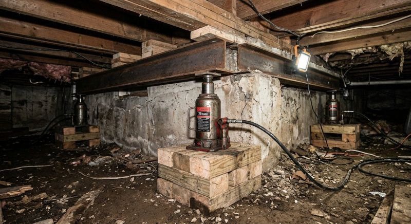 Foundation Jacking in South Jordan, UT