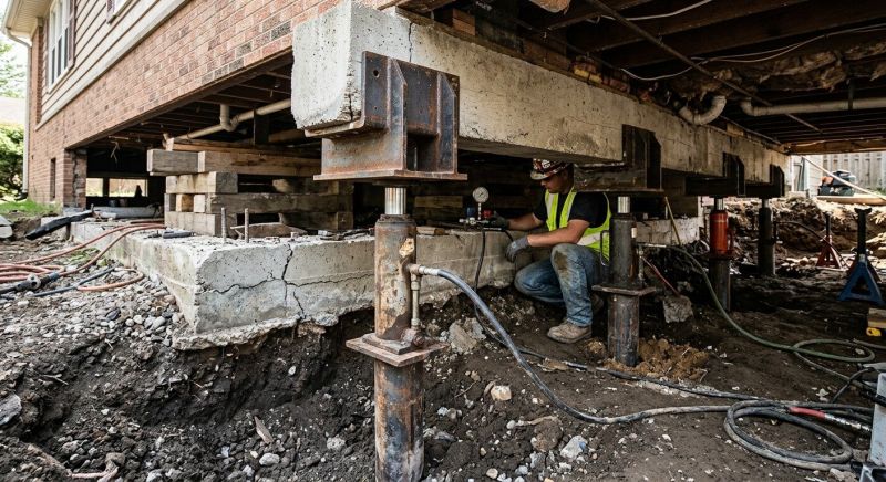 Foundation Lifting in Salt Lake County, UT