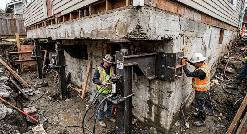 Foundation Lifting in West Jordan, UT