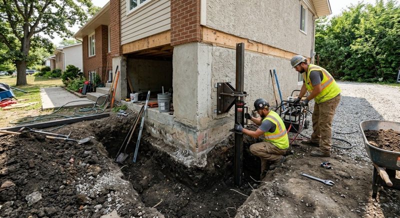 Foundation Pier Repair in Tooele, UT