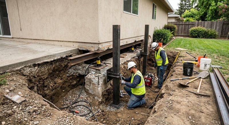 Foundation Pier Repair in Tooele, UT