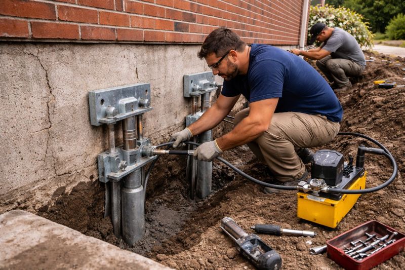 Foundation Pier Repair in Tooele, UT