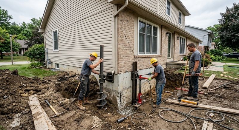 Foundation Settlement Repair in Tooele, UT