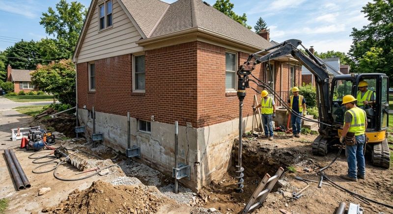 Foundation Stabilizing in South Jordan, UT