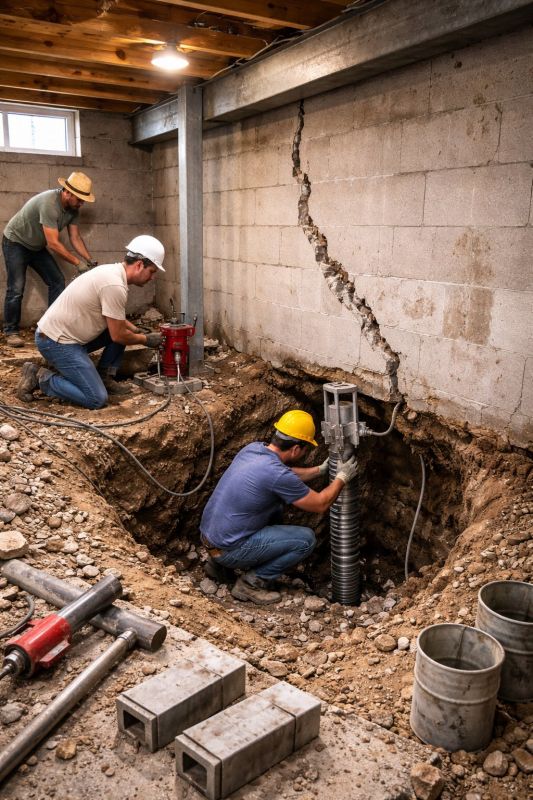 Foundation Structural Repair in Riverton, UT