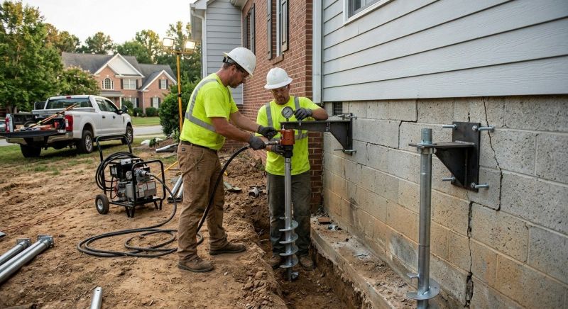 Helical Piers Installation in Tooele, UT