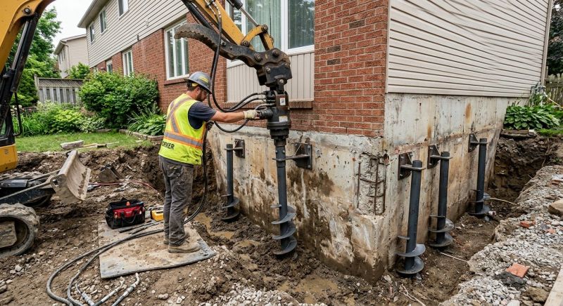 Helical Pile Installation in Tooele, UT