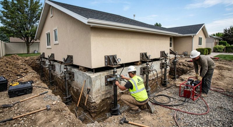 Home Foundation Leveling in Riverton, UT