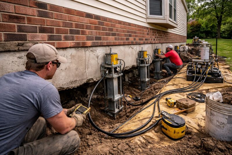 Settling Foundation Service in West Jordan, UT