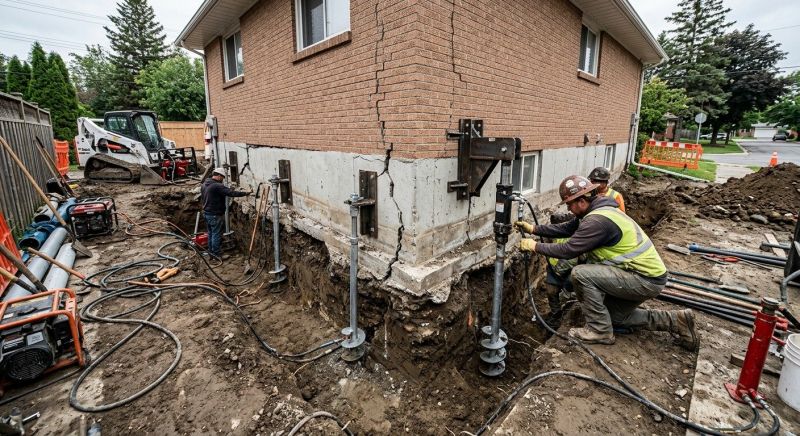 Sinking Foundation Repair in Tooele, UT