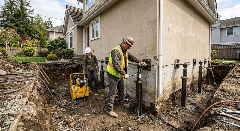 Sinking Foundation Repair in Tooele, UT
